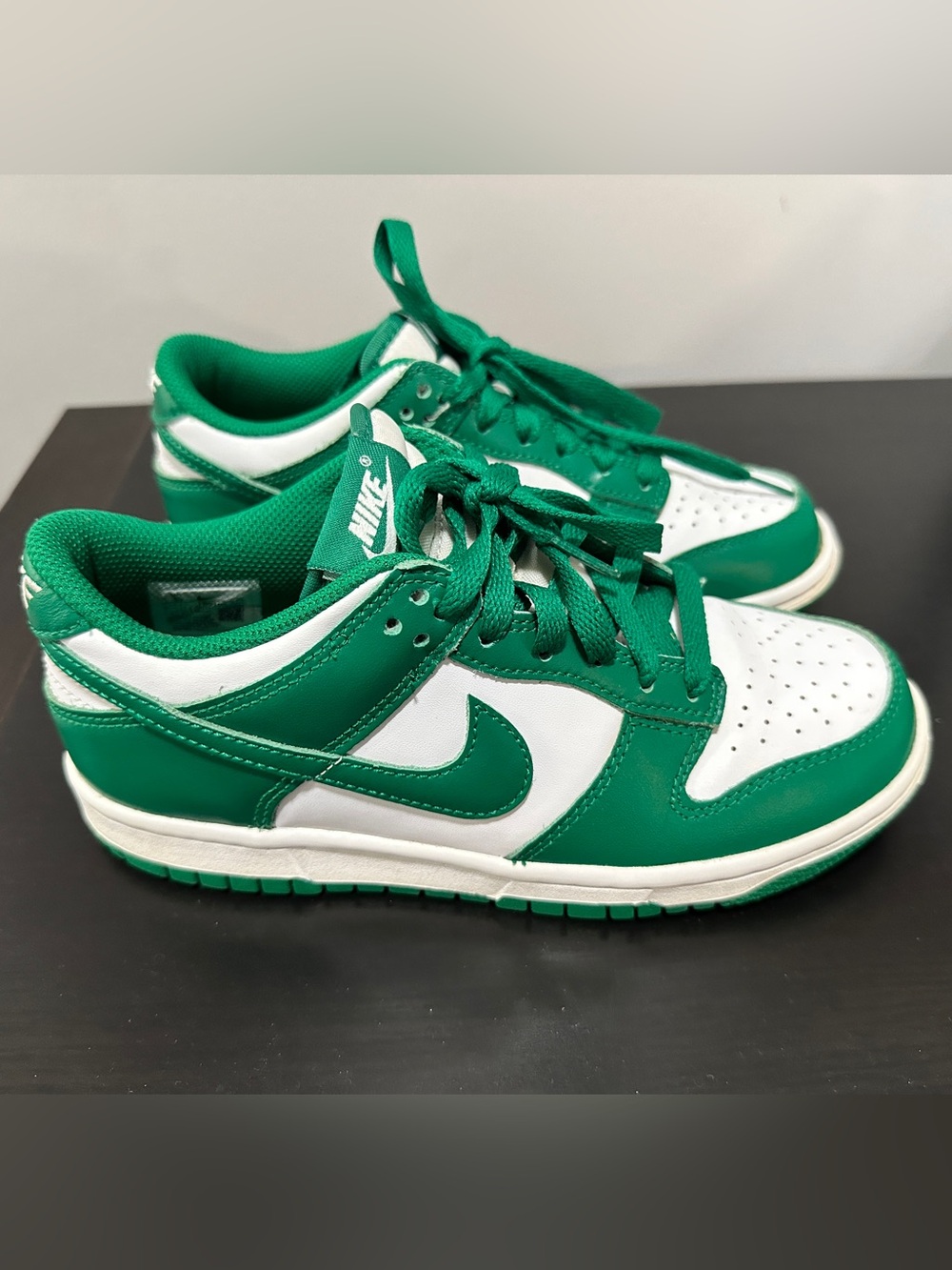 Nike Dunk Low White Malachite Sz 5Y Big Kids  Sneakers FB9109-114 Women’s 6.5